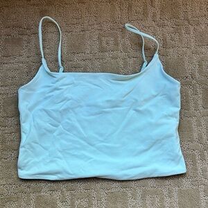 Babaton Blue Crop Fitted Camisole
